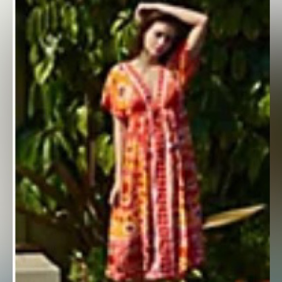 FARM Rio V-neck Cover Up Dress.  NWT size Small - Picture 3 of 7